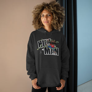 HUH MAN Pullover Hoodie Sweatshirt