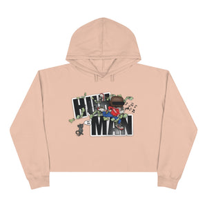 HUH MAN Crop Hoodie