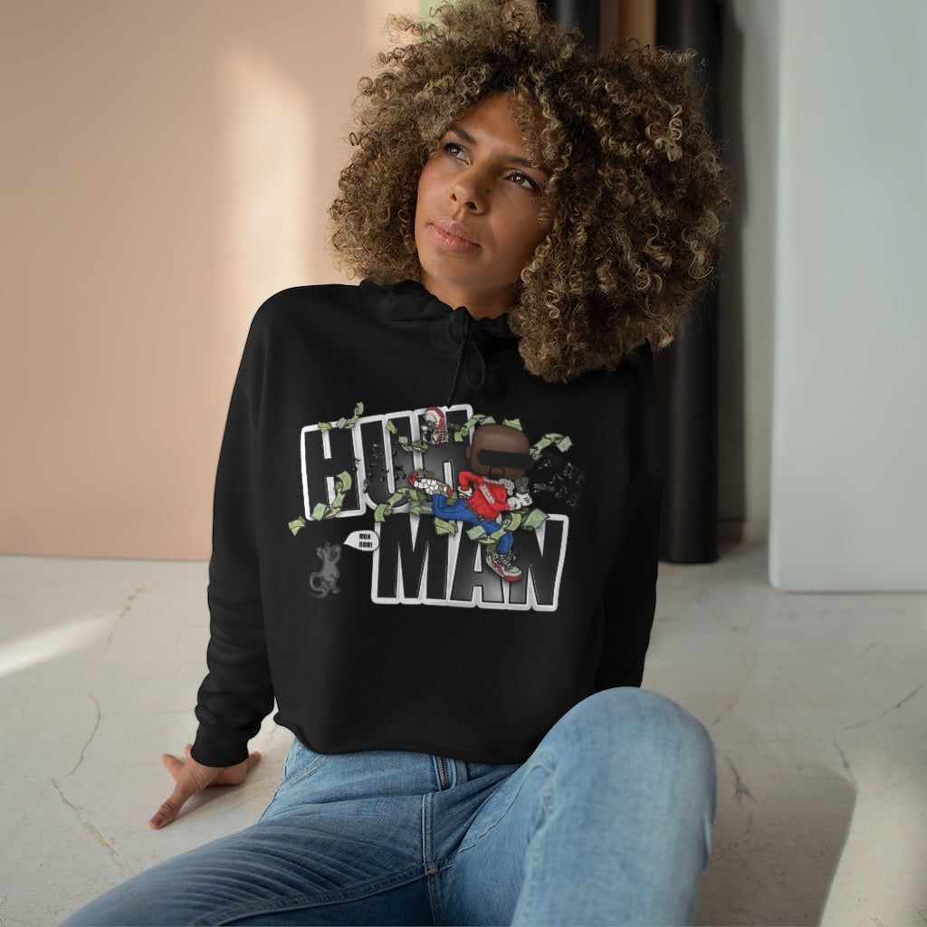 HUH MAN Crop Hoodie