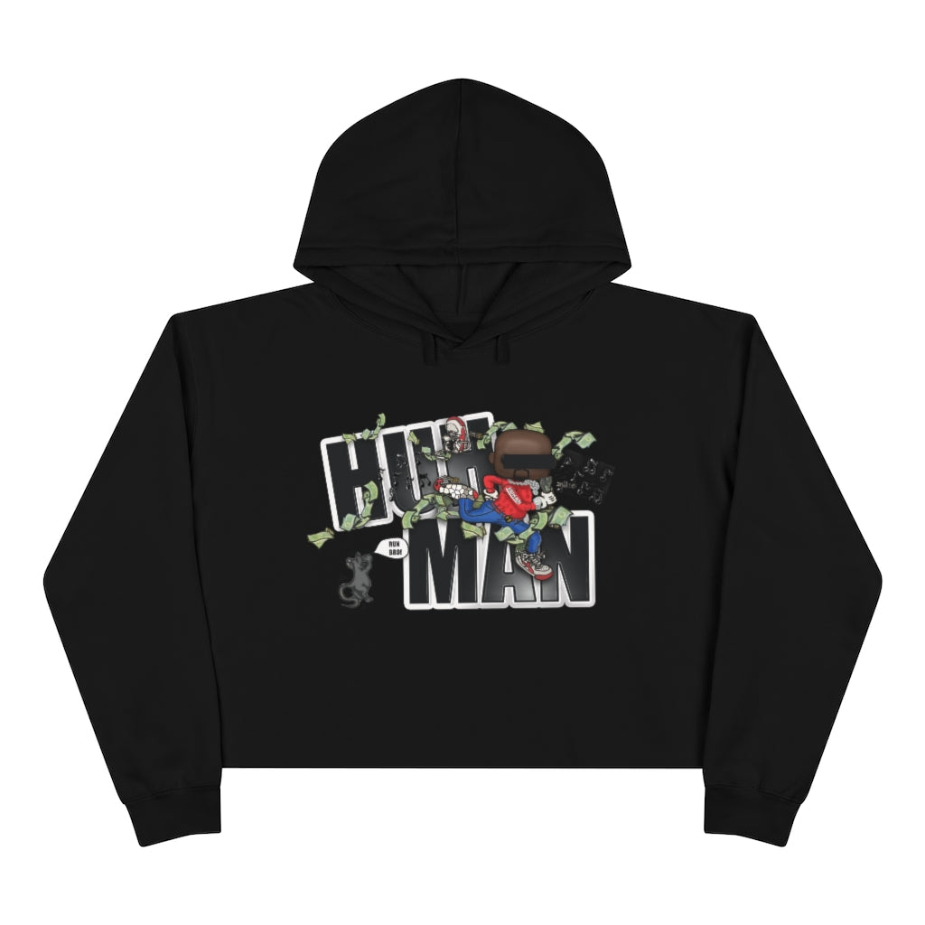 HUH MAN Crop Hoodie