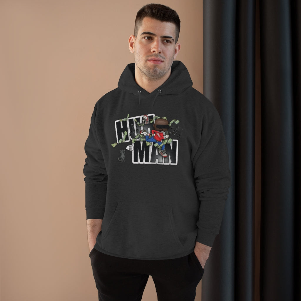 HUH MAN Pullover Hoodie Sweatshirt